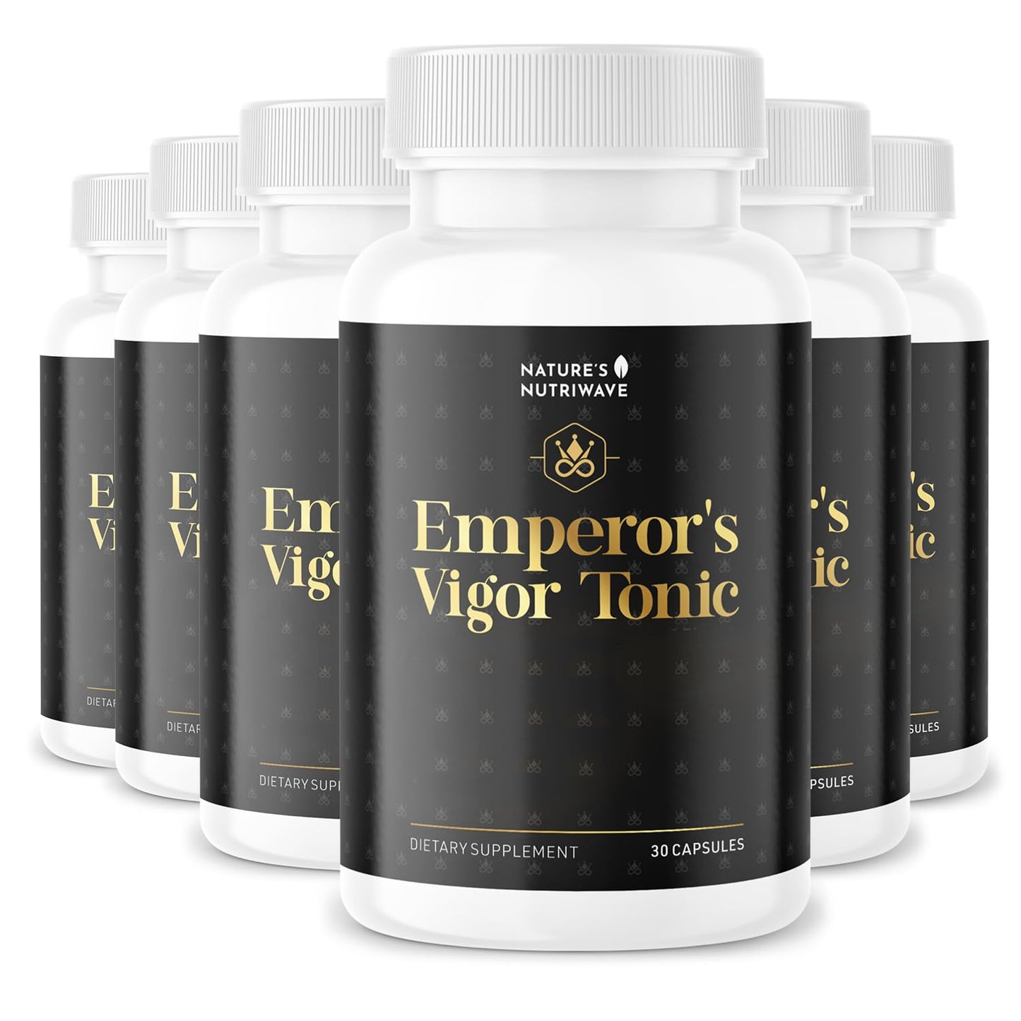Nature’s NutriWave Emperor’s Vigor Tonic Capsules, 180 Count