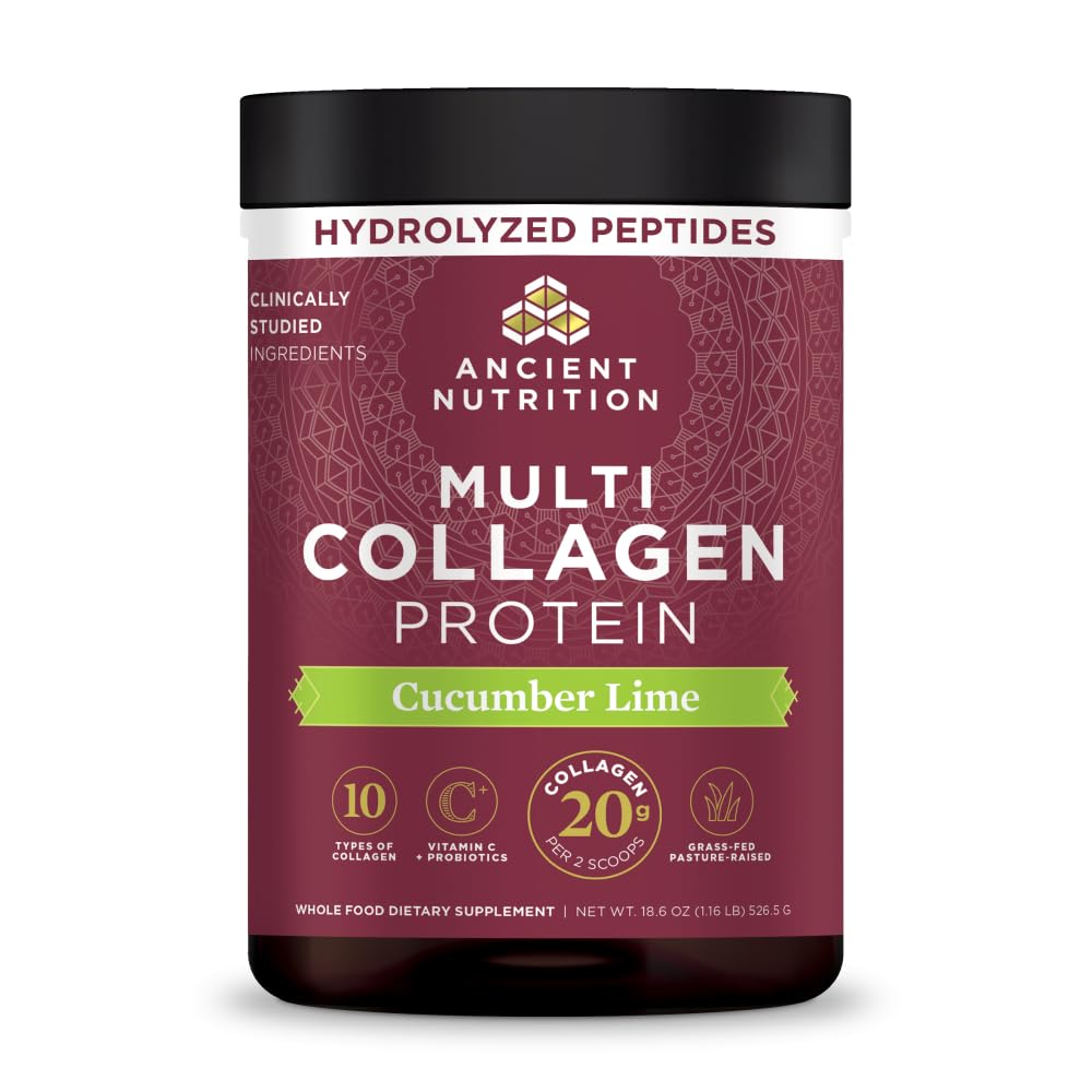 Ancient Nutrition Hydrolyzed Multi Collagen Peptides Powder 18.6