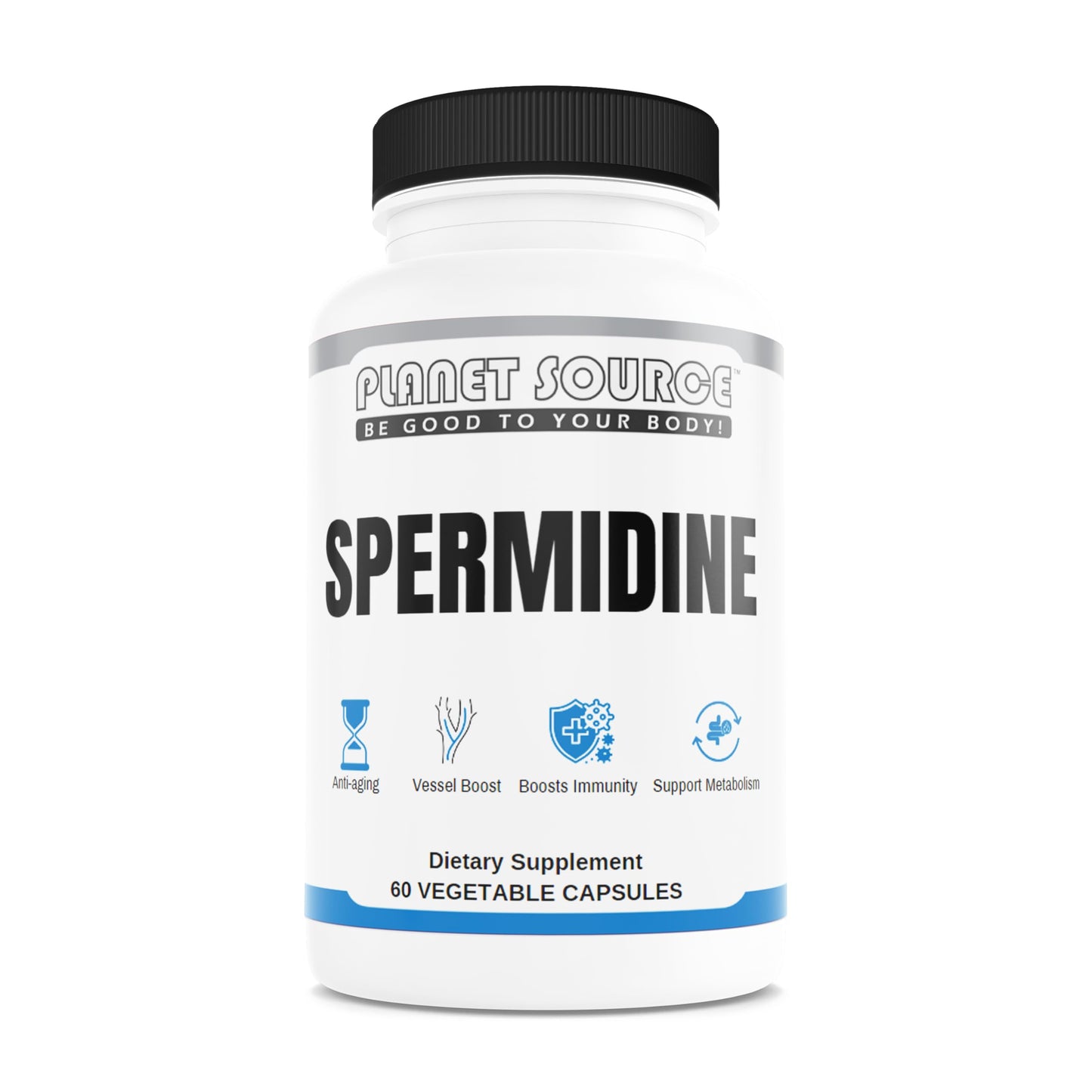 Planet Source Spermidine 10mg Capsule, 60 Capsules