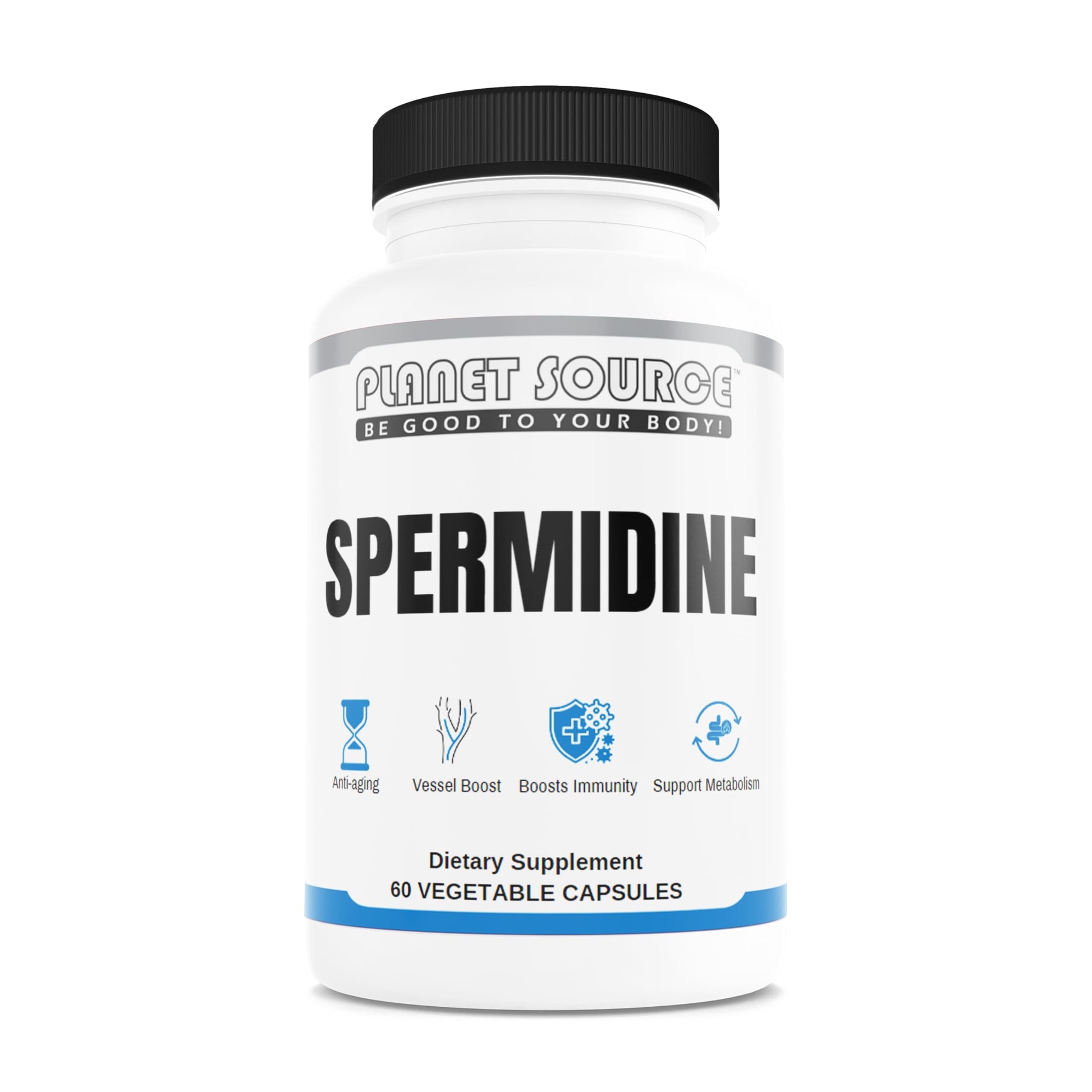 Planet Source Spermidine 10mg Capsule, 60 Capsules