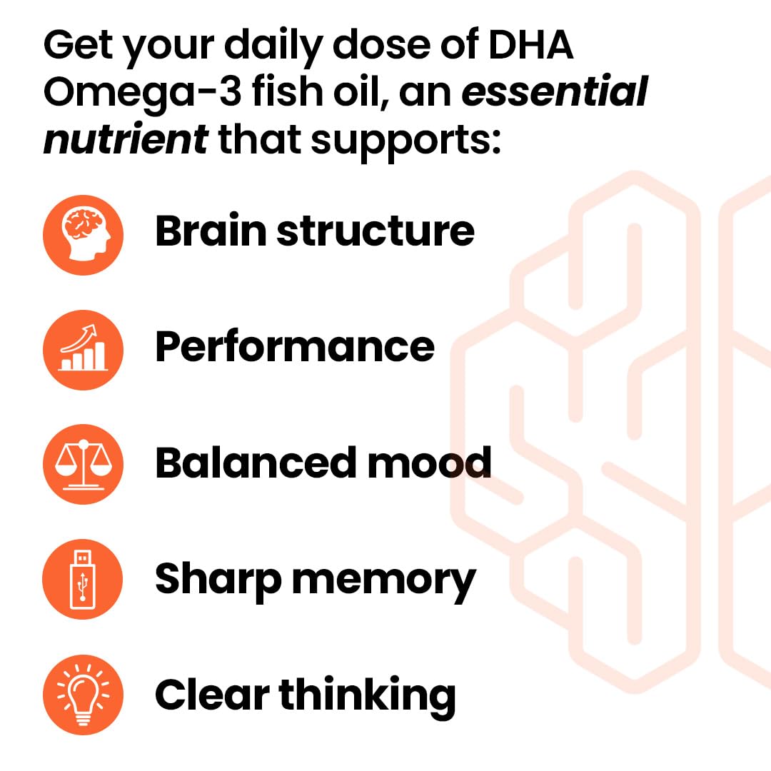 LifeSeasons NeuroQ Memory DHA-400 Omega-3 Fish Oil Softgels 120