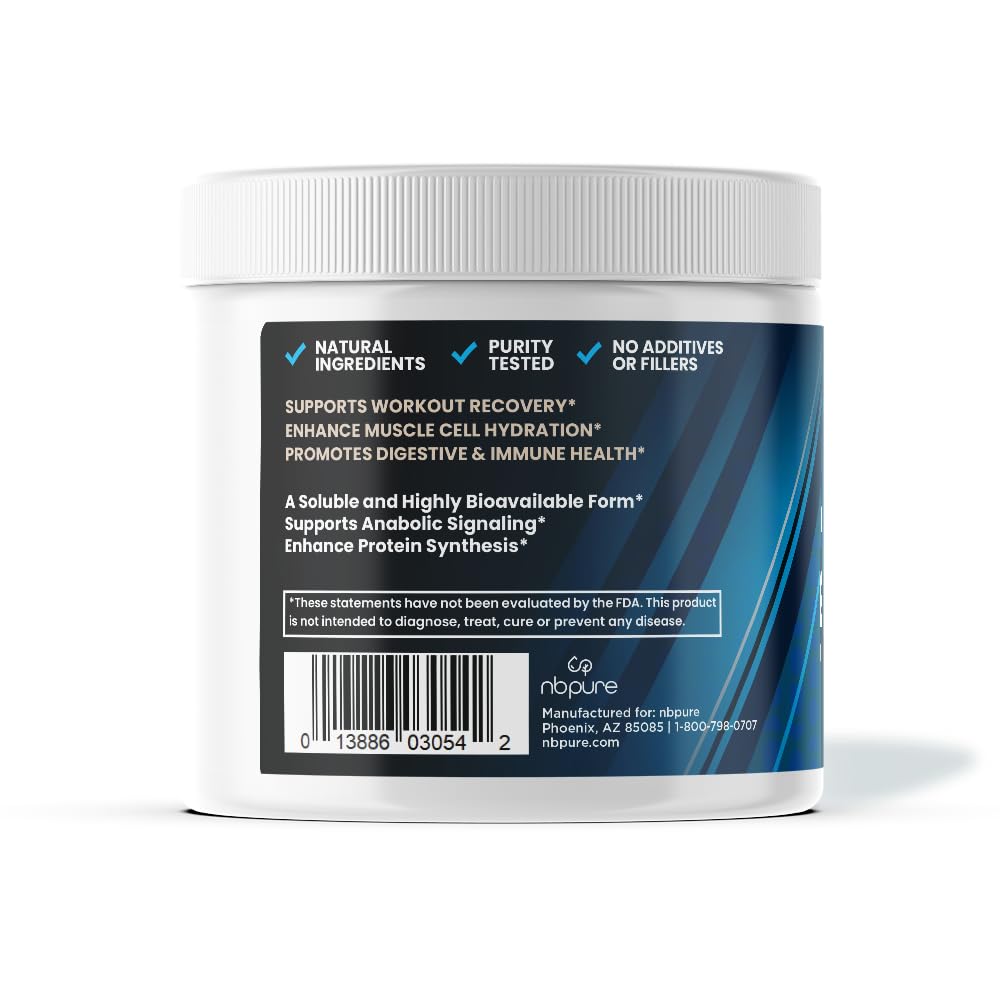 nbpure Performance Glutamine+ PepForm Glutamine Peptides Powder 7.05 Ounce