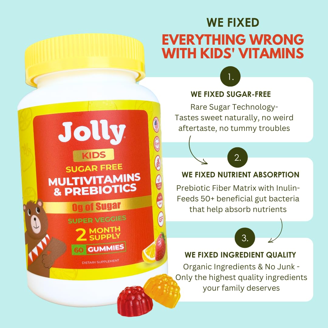 Jolly Kids Multivitamin Gummies 60 Count