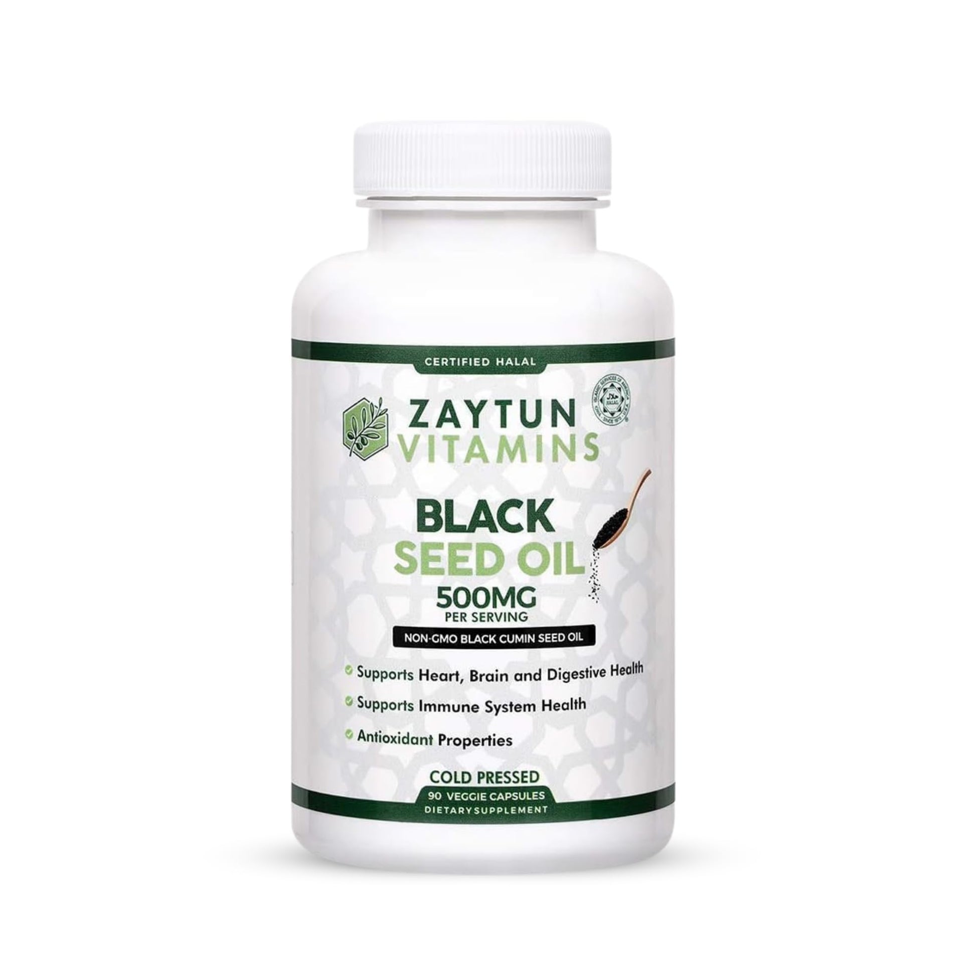 Zaytun Vitamins Halal Black Seed Oil Capsule, 90 Count