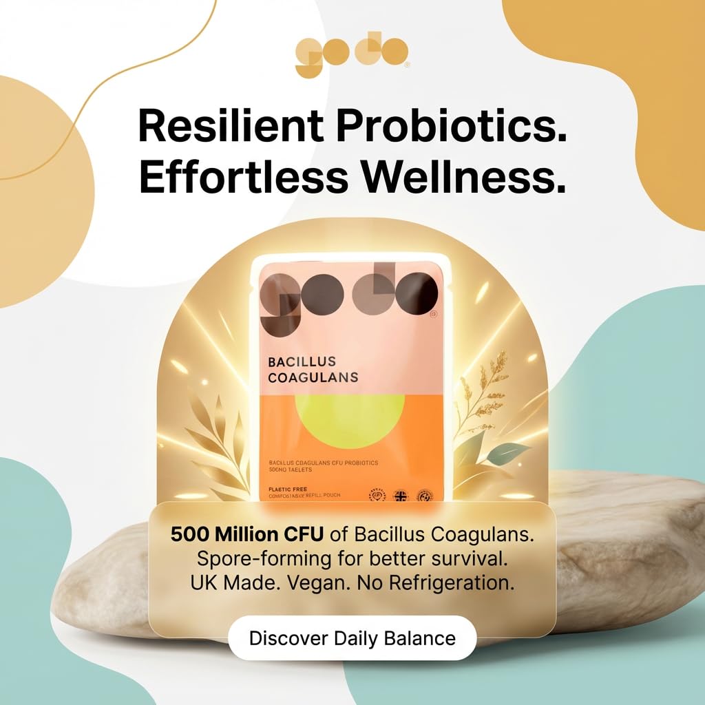 Fitness Health Bacillus Coagulans 500 Million CFU Live Probiotics, 120 Tablets