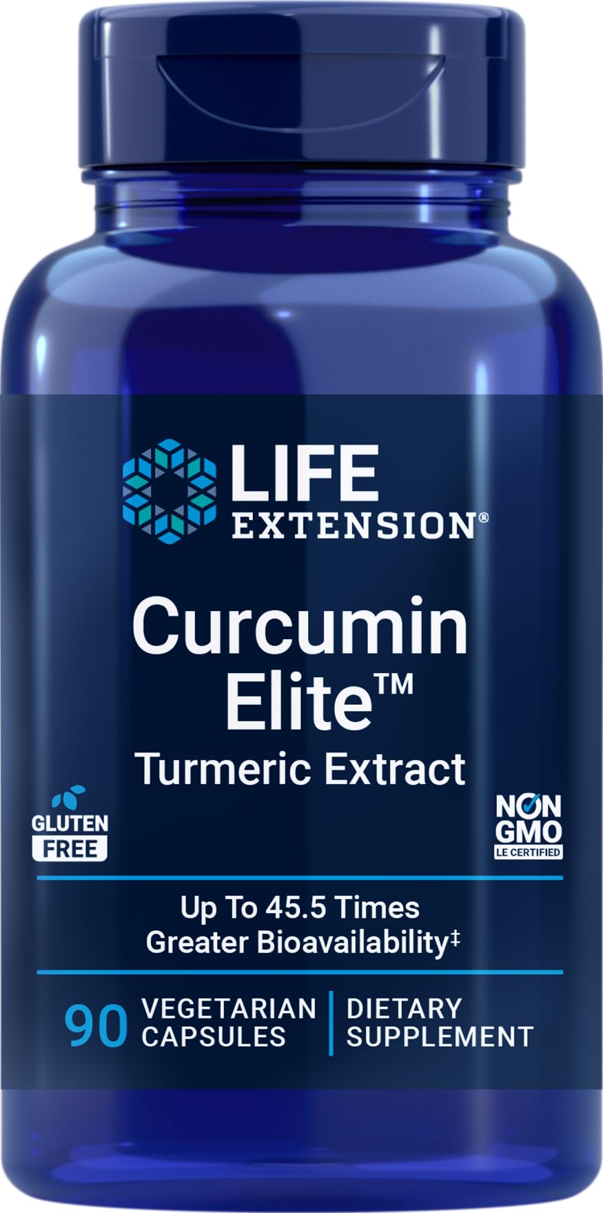 Life Extension Curcumin Elite Turmeric Extract Capsules 90 Count