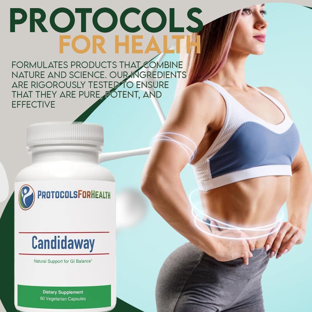Protocols for Health Candidaway Dietary Supplement Capsules, 60 Count