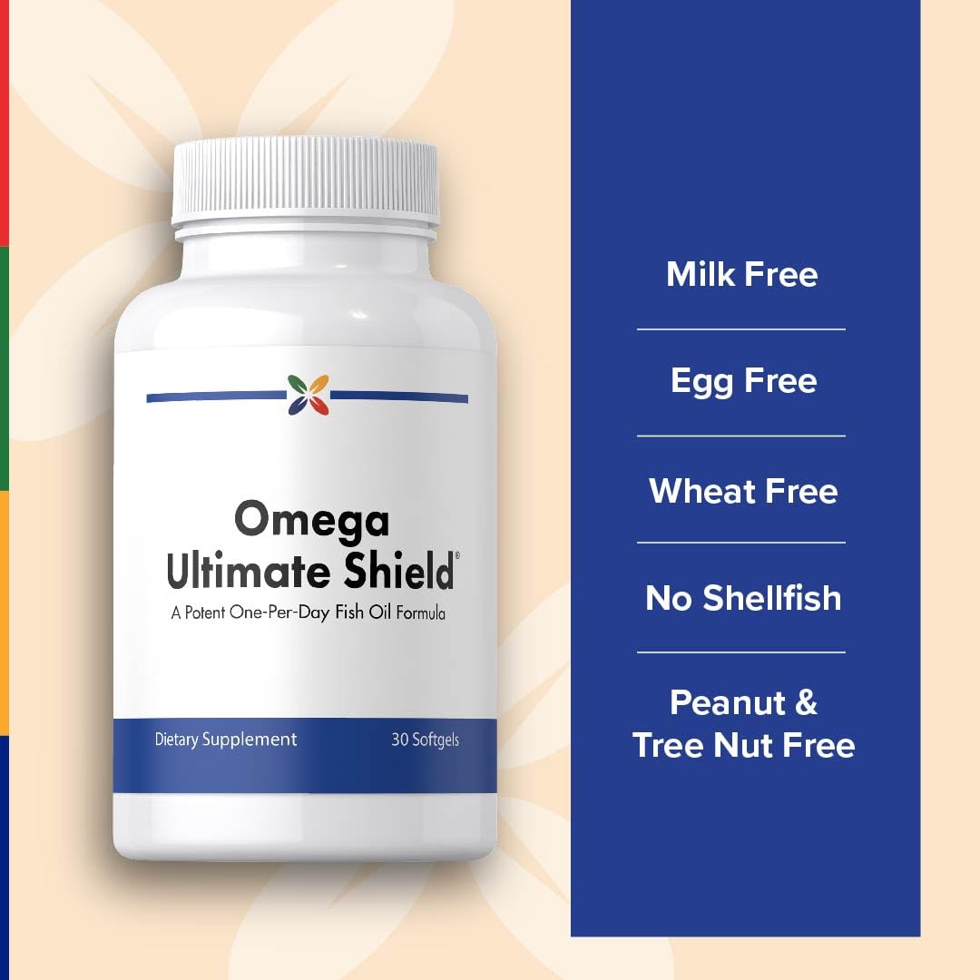 Stop Aging Now Omega-3 Fish Oil Supplement with EPA and DHA, 30 Softgels