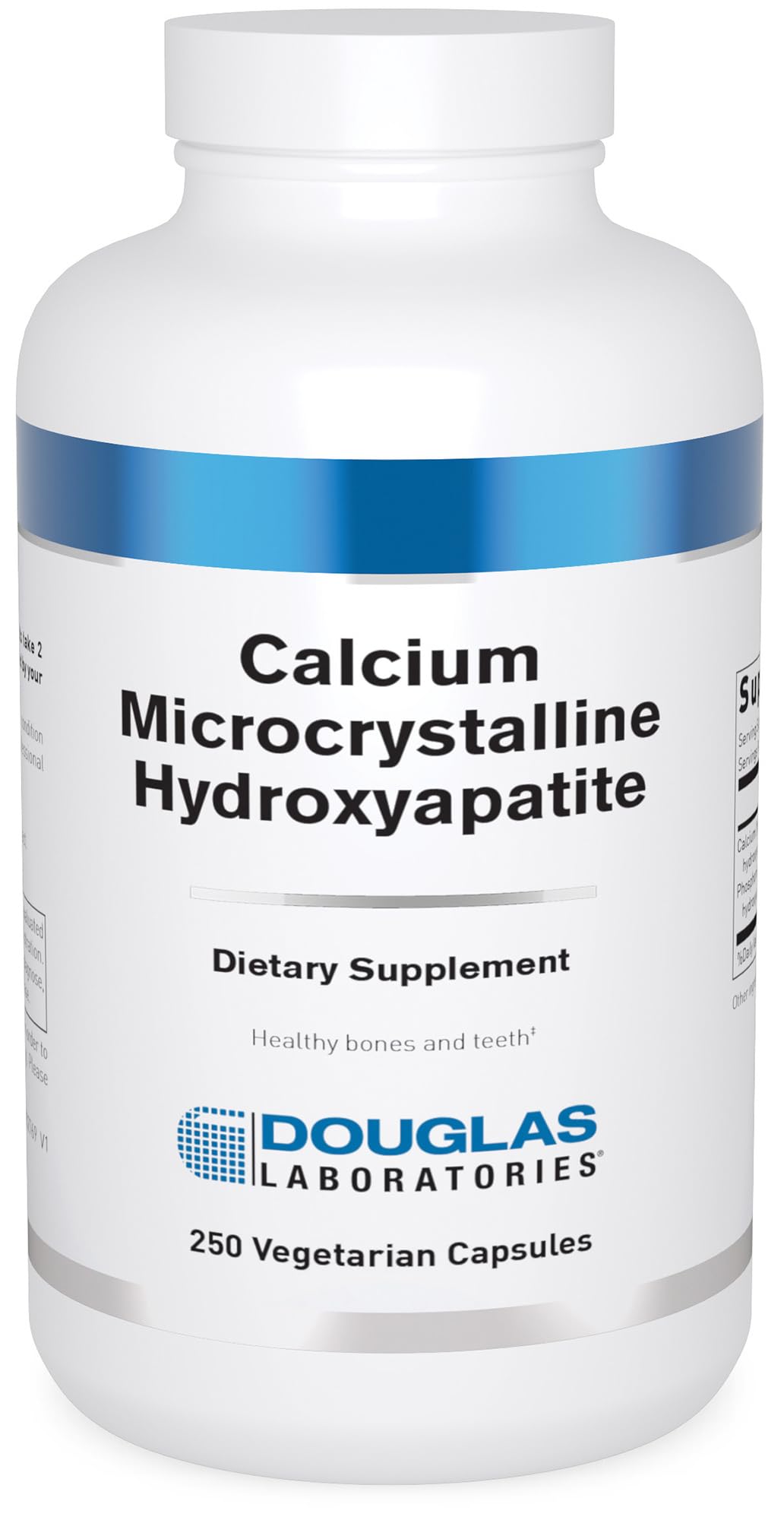 Douglas Laboratories Calcium Microcrystalline Hydroxyapatite Vegetarian Capsules, 250 Count