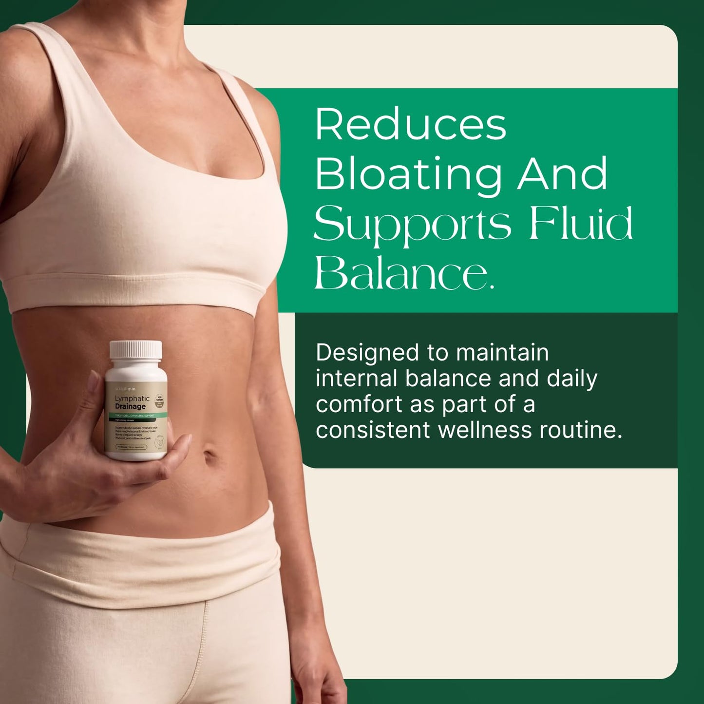 Sculptique Lymphatic Drainage Supplement Capsules 60 Count