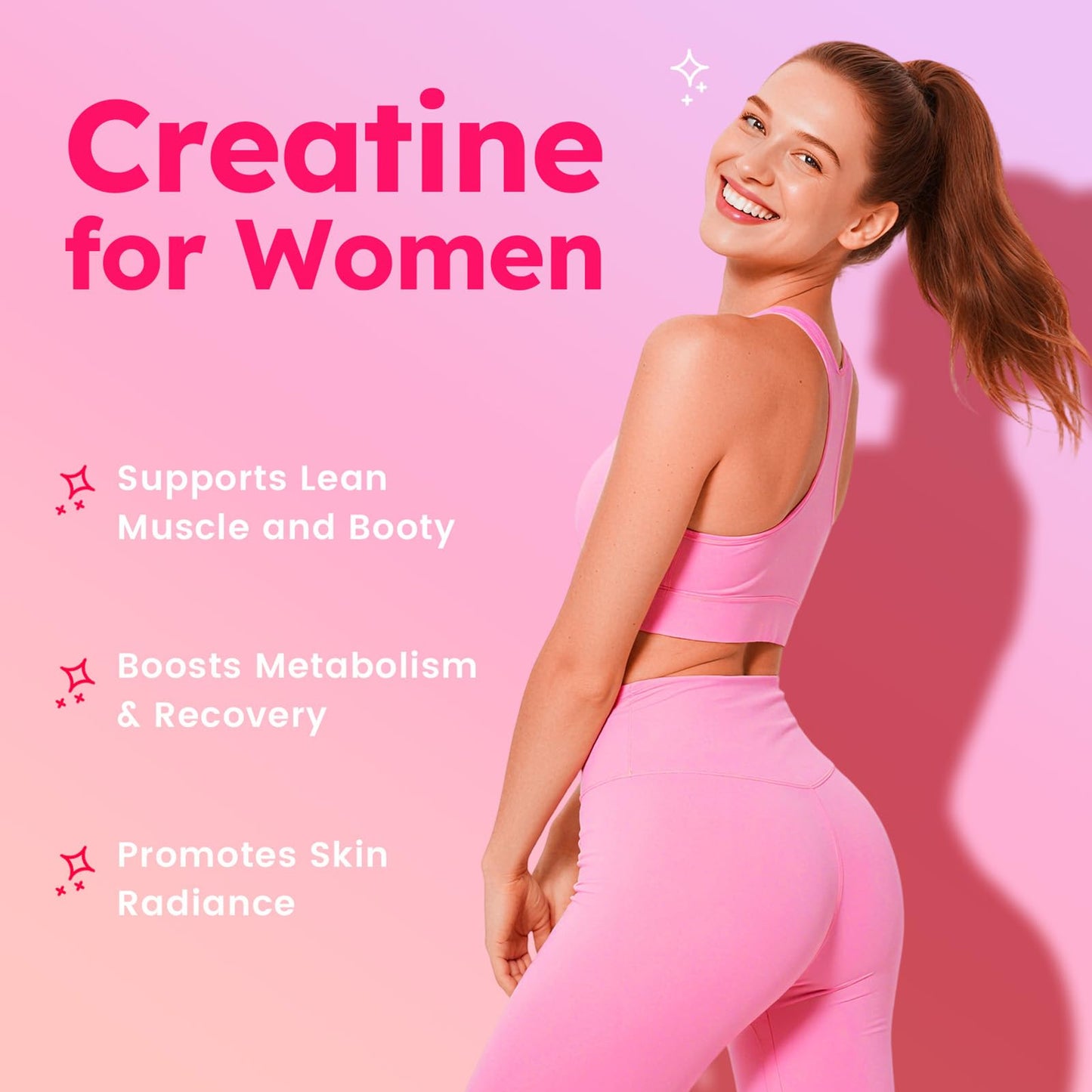 Bageto Creatine Monohydrate Gummies, 120 Count
