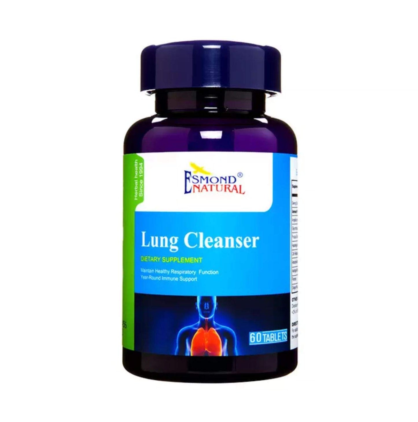 Esmond Natural Lung Cleanser Tablets, 60 Count