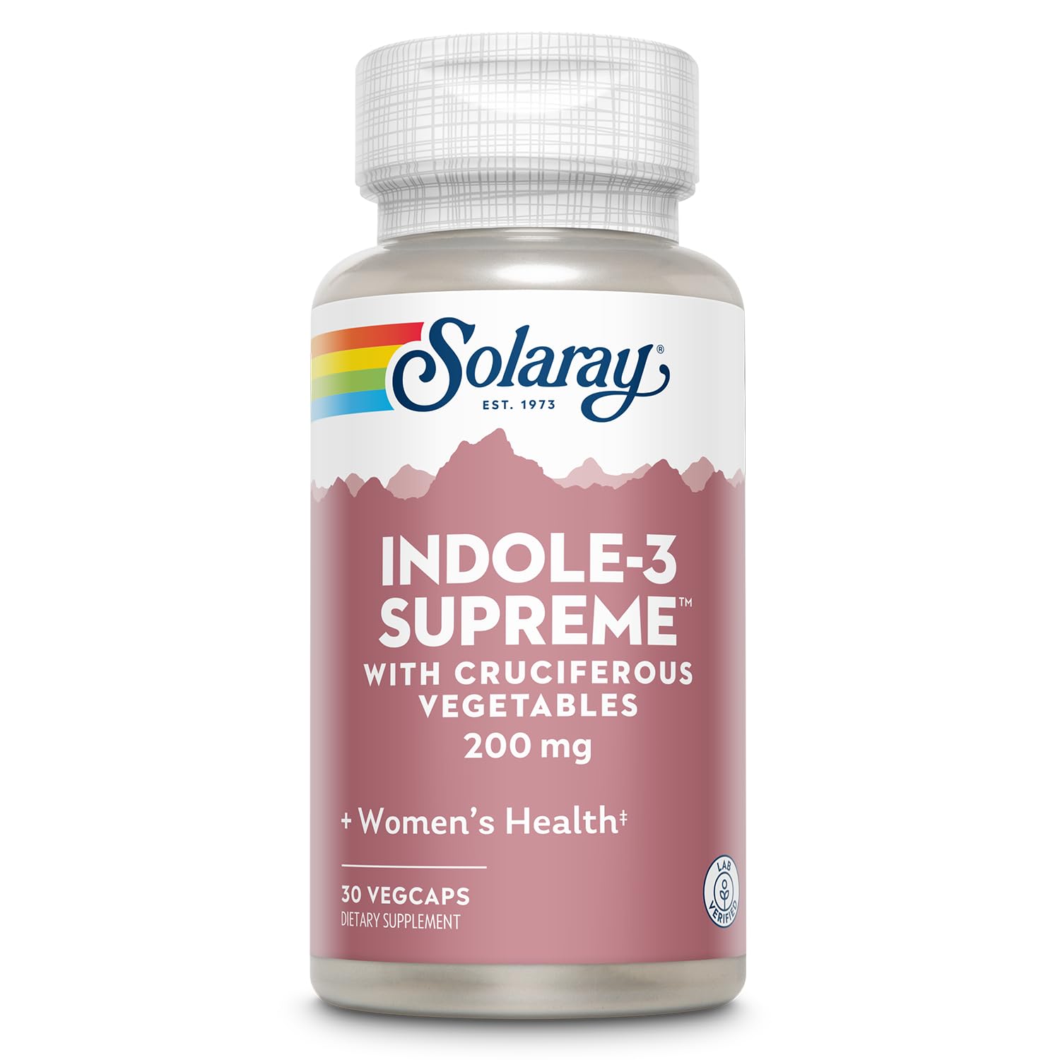 SOLARAY Indole-3 Supreme with Cruciferous Vegetables - Women's Health Support - DIM Plus Broccoli, Kale, and More, 30 Capsules