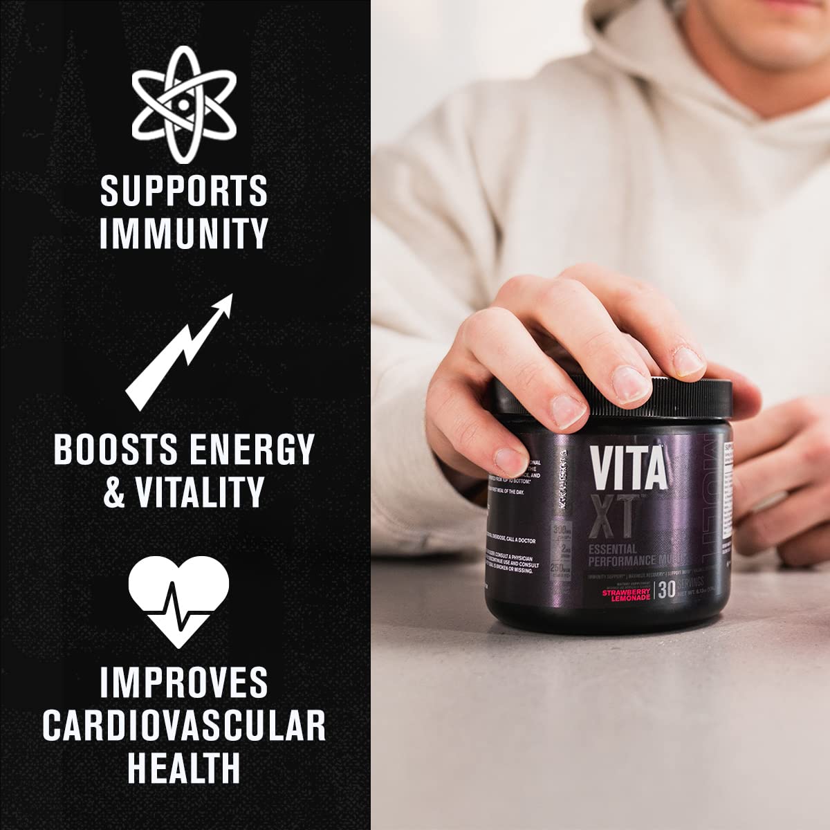 Jacked Factory Vita XT Performance Vitamin Powder Daily Multivitamin Powder for Men