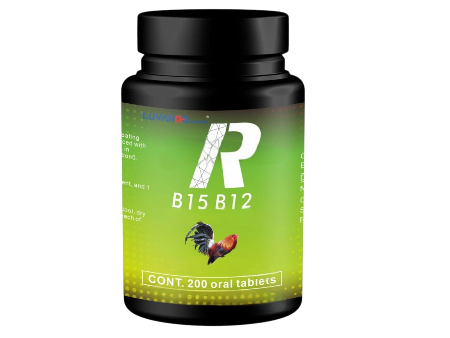 Generic Recovery B15 + B12 Tablets for Poultry – Vitamin B12 Supplement for Chickens and Roosters, 5-Count