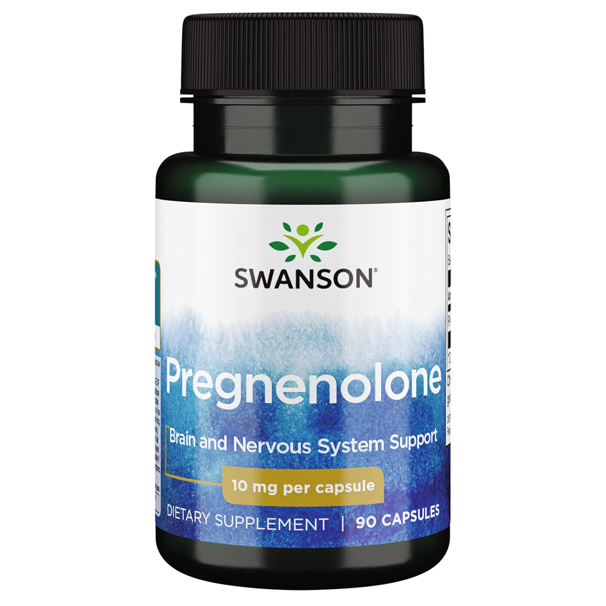 Swanson Pregnenolone 10 mg Capsules, 90 Count