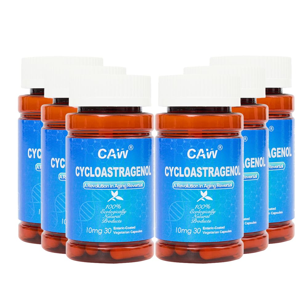 CAW Hypersorption Cycloastragenol 10 mg Capsules, 180 Count