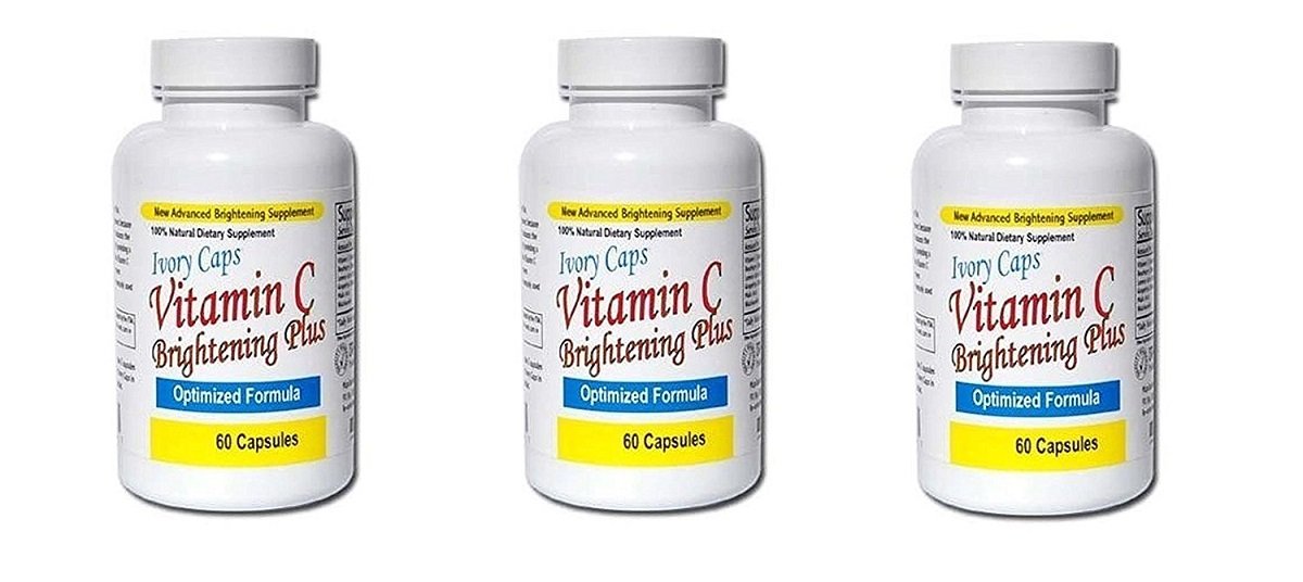 Ivory Caps Maximum Strength Vitamin C Brightening Plus Capsules 180 Count
