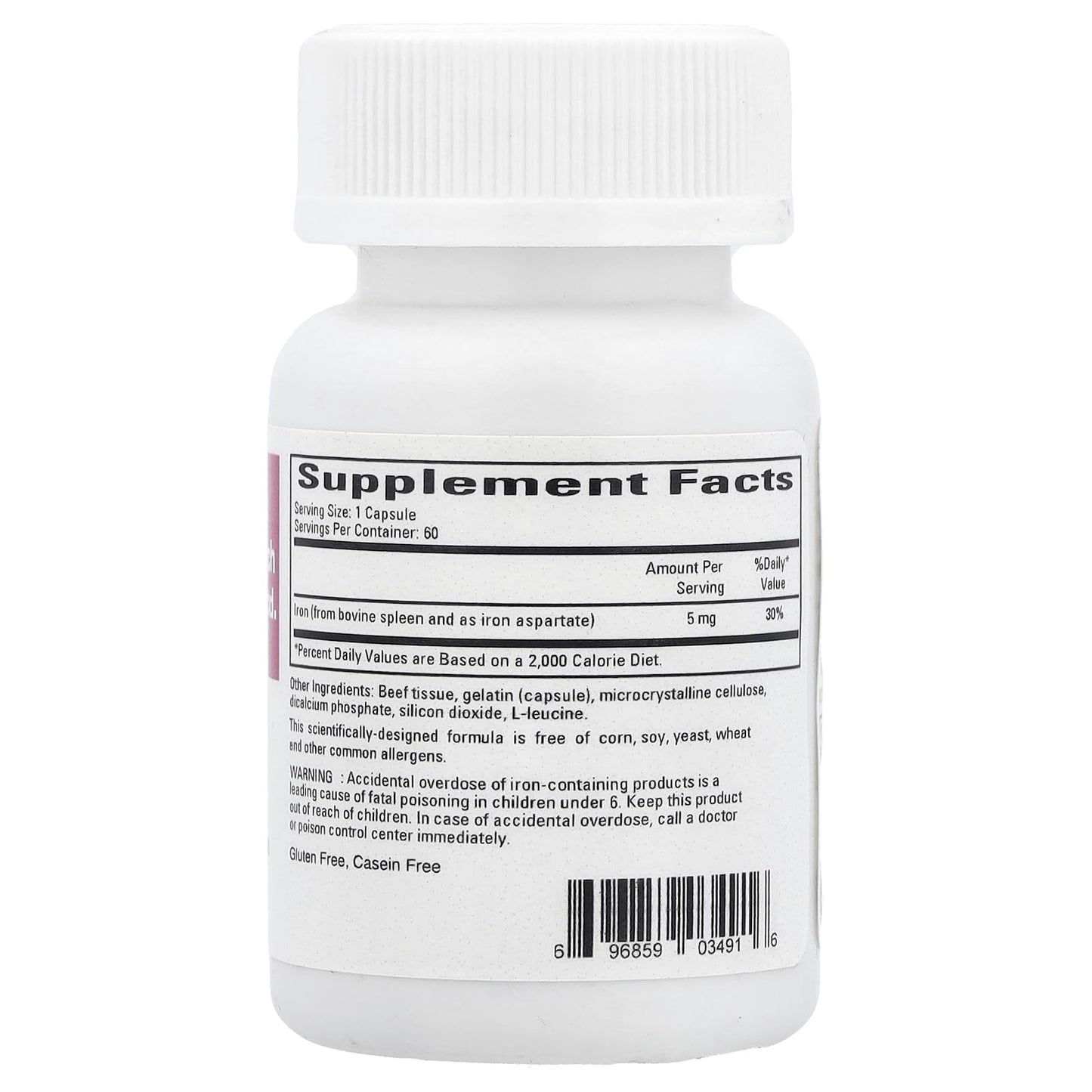 Ecological Formulas Cardiovascular Research Ferritin Capsules, 60 Count