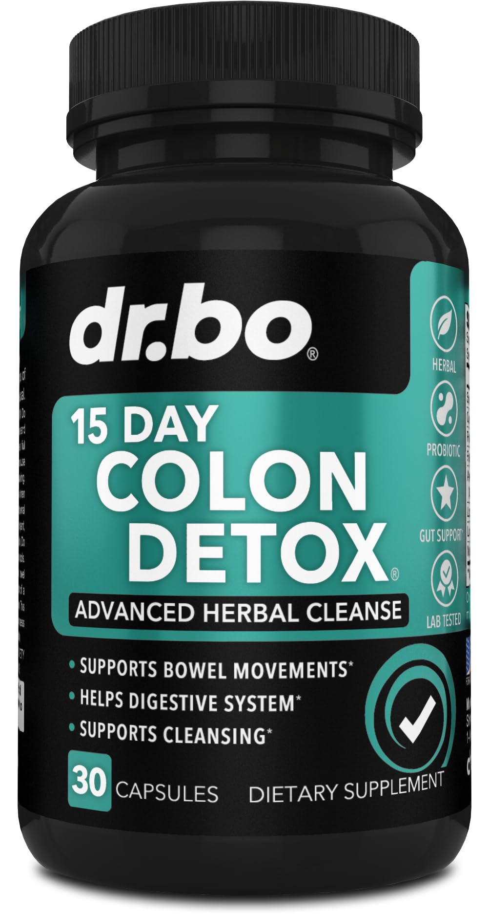 DR. BO Colon Cleanser Detox for Weight Flush Capsule 30 Count