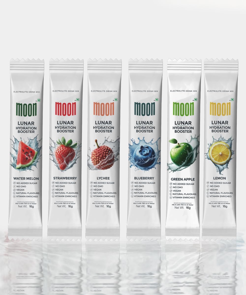 MOON Lunar Hydration Booster Variety Pack Powder 10.16 Ounce