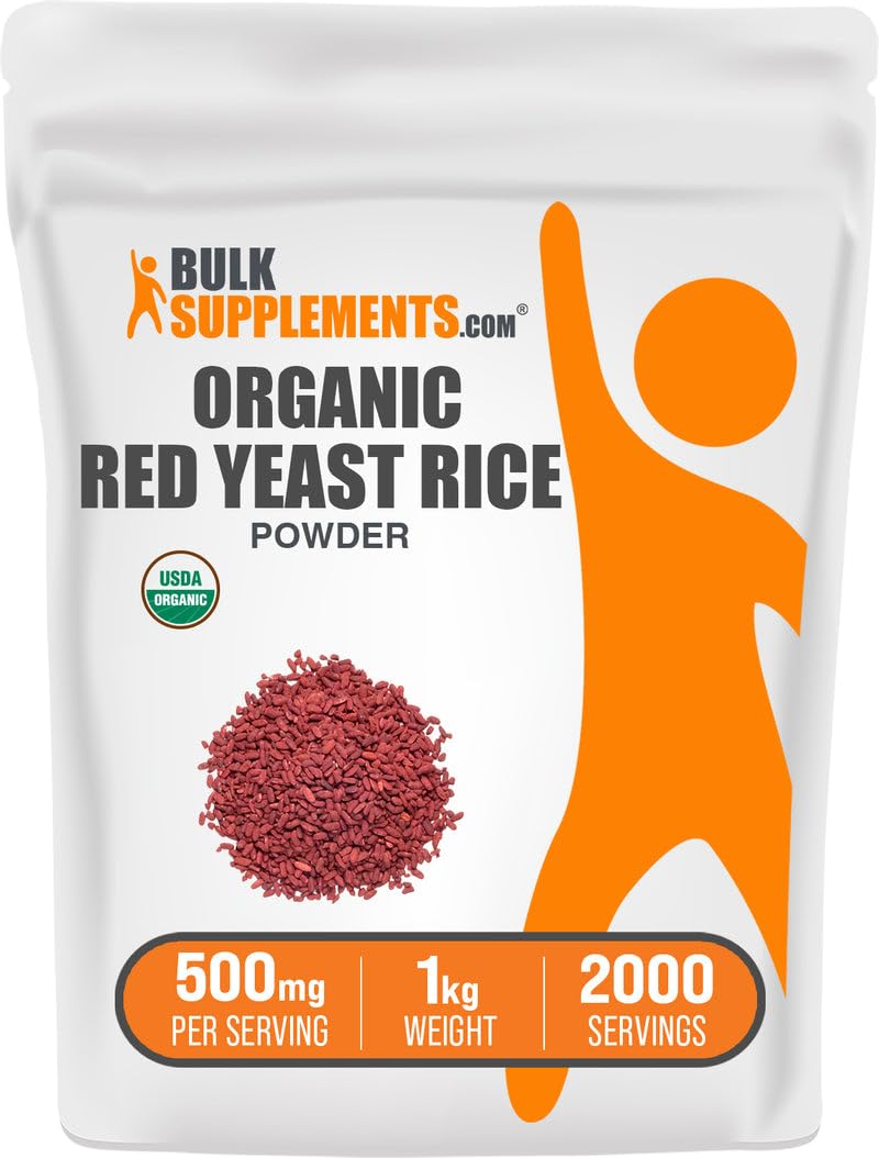 BulkSupplements Organic Red Yeast Rice Powder 35.2 oz