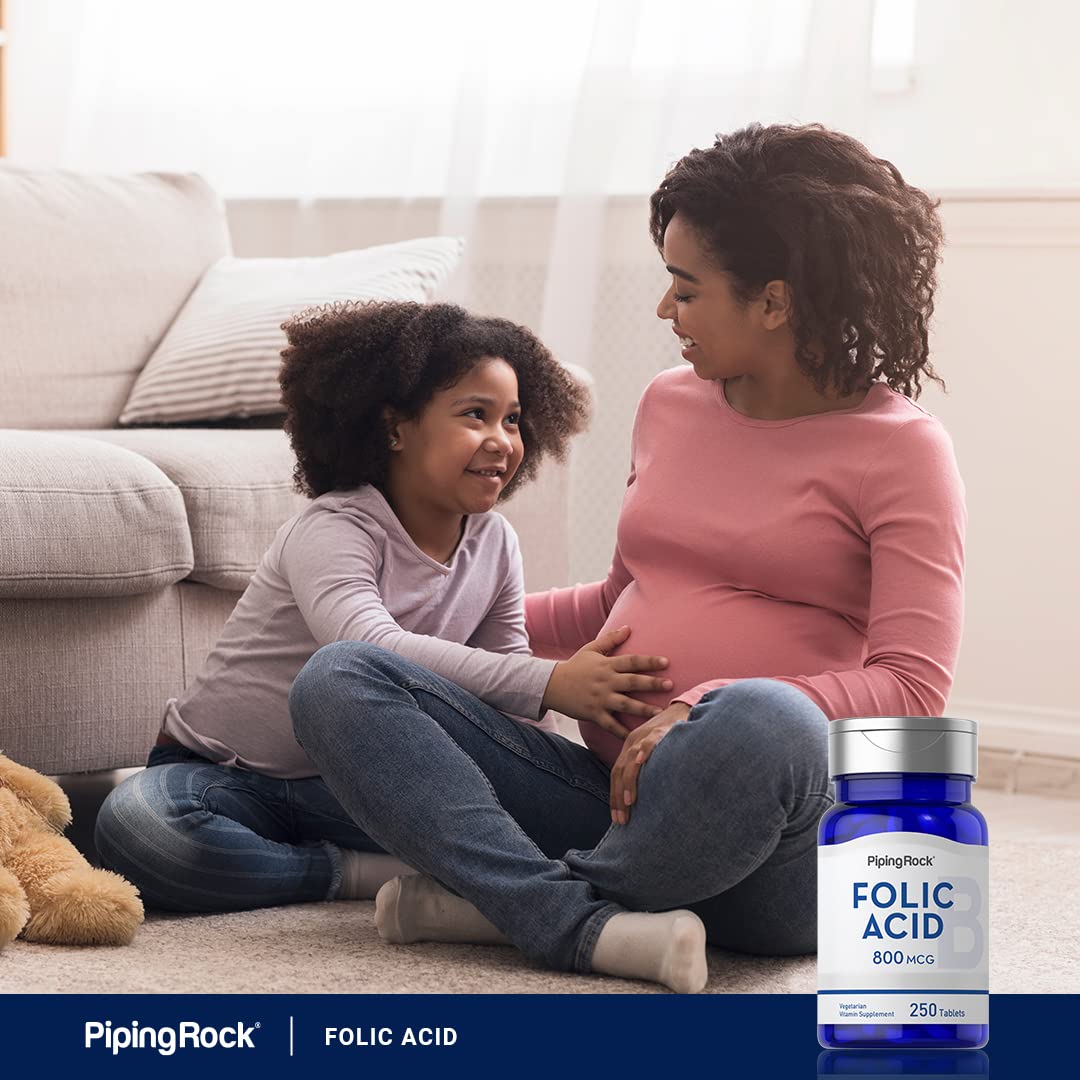 Piping Rock Folic Acid Supplement 250 Tablets