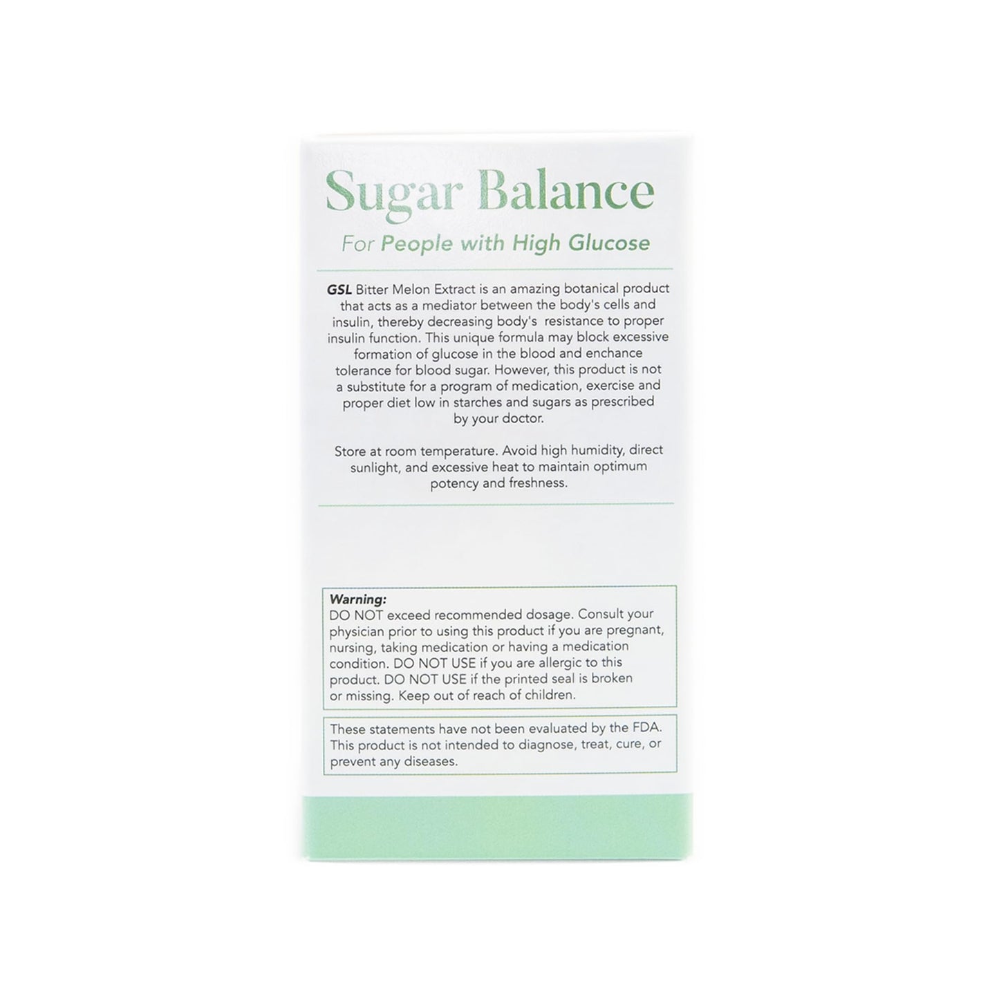 GSL Technology The Original Sugar Balance Tablet 30 Count