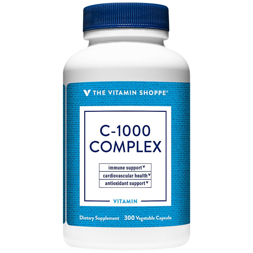 The Vitamin Shoppe C-1000 Complex 1000mg Vegetarian Capsules, 300 count