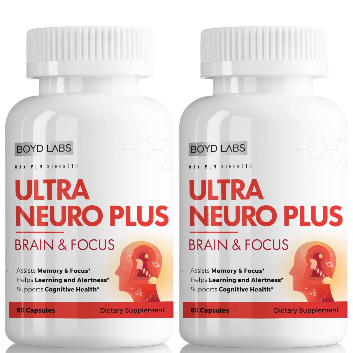 Boyd Labs Ultra Neuro Plus Brain & Focus Formula Capsule 60 Count