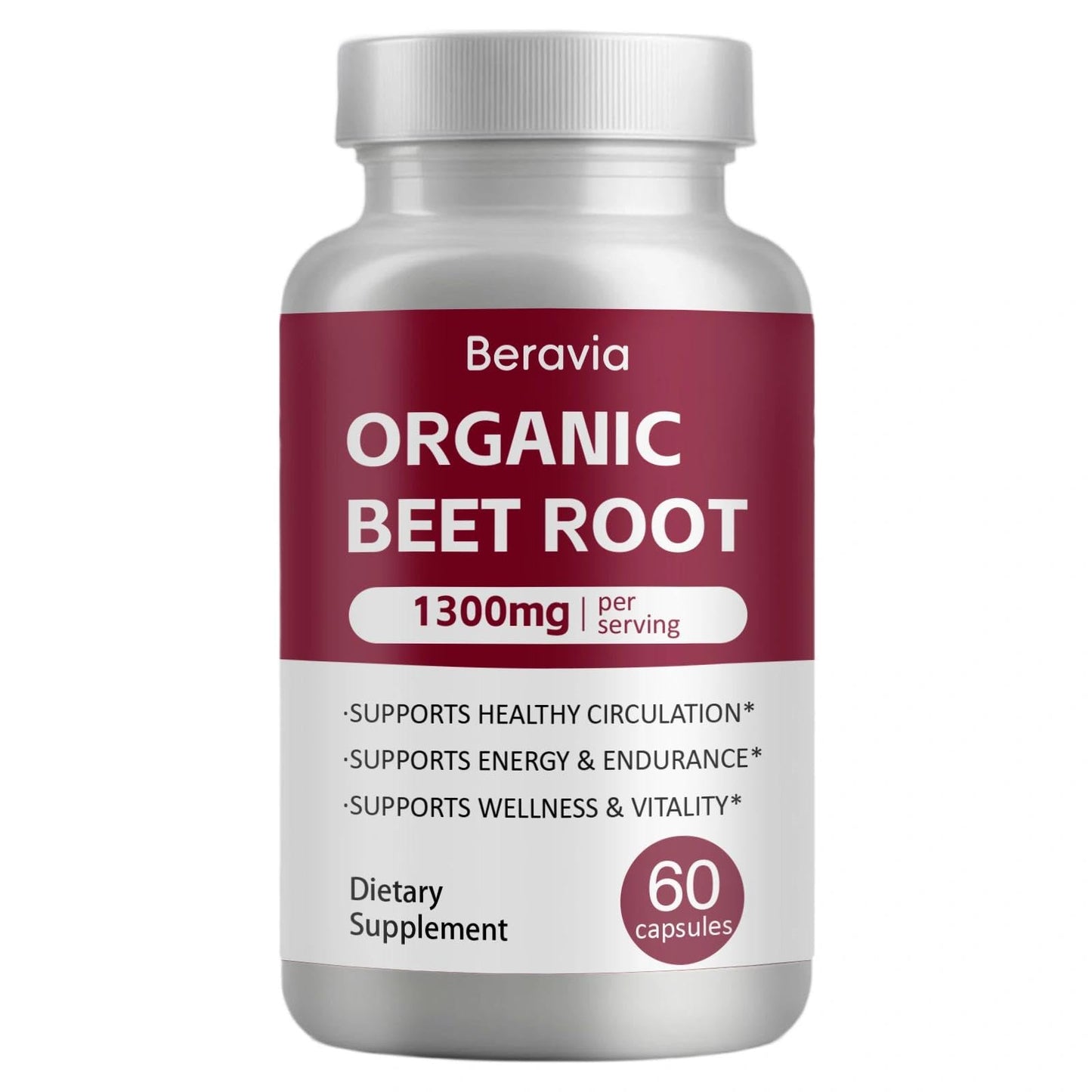 OIMTUE Beravia Beet Root Capsules, 60 Capsules