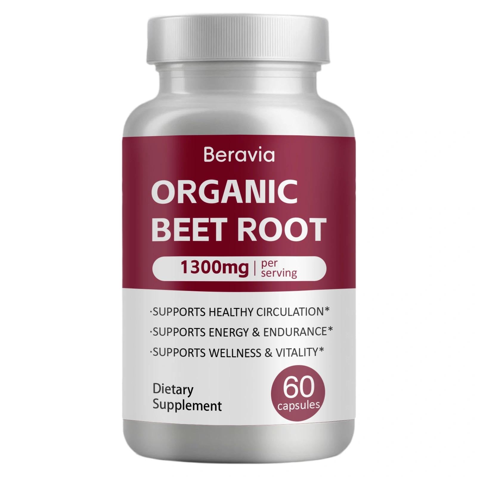 OIMTUE Beravia Beet Root Capsules, 60 Capsules