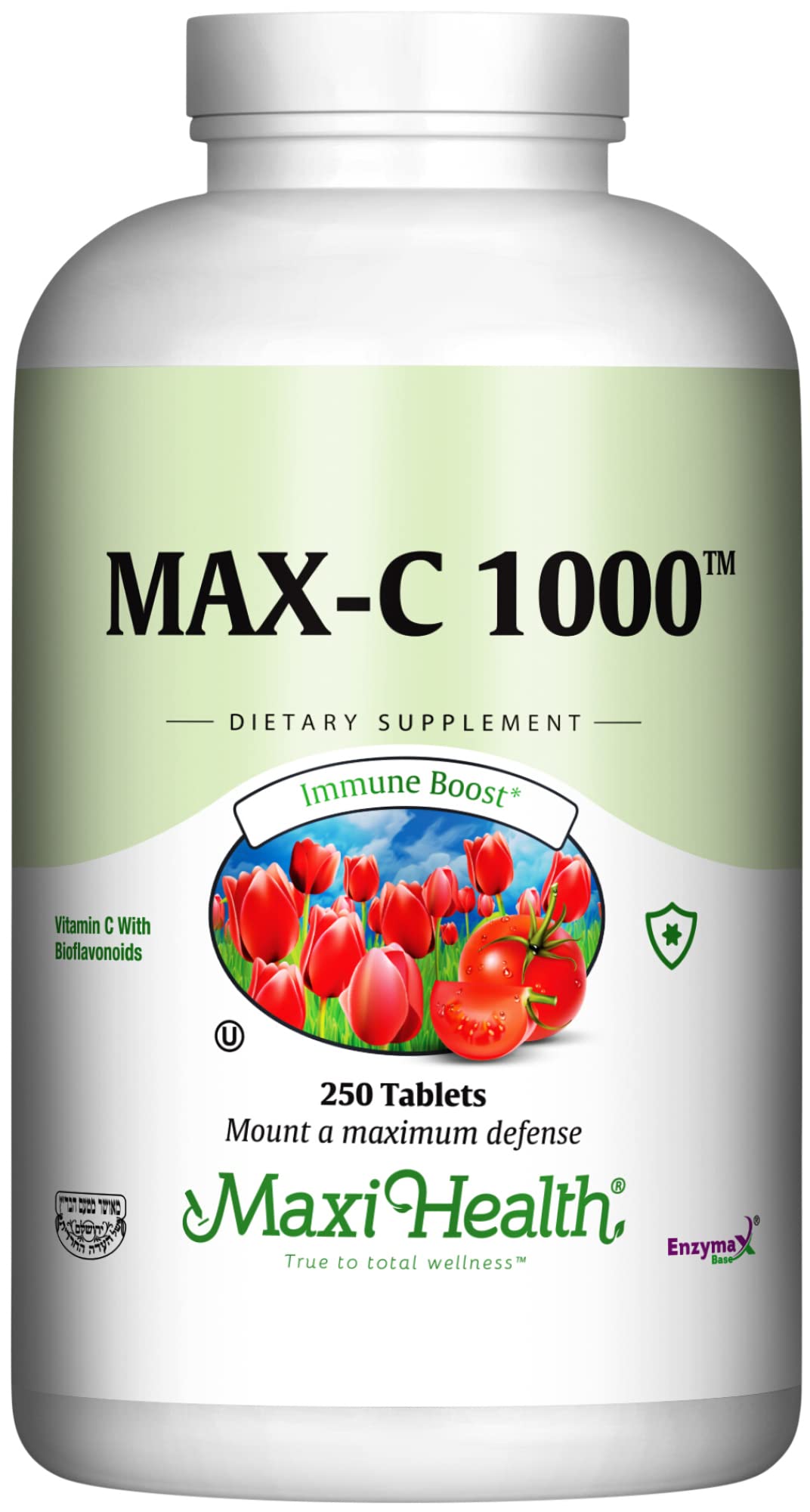 Maxi Health Vitamin C 1000 mg Tablets, 250 Count