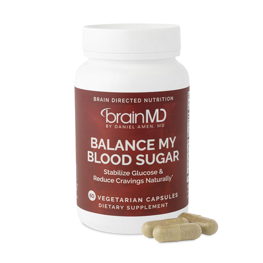 BRAINMD Balance My Blood Sugar Metabolic Wellness Supplement 60 Capsules