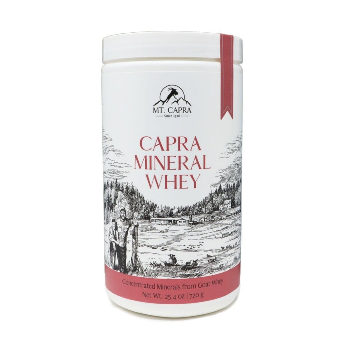 Mt. Capra Clean Whey Protein and Mineral Whey Protein Powder Vanilla Bean 41.4