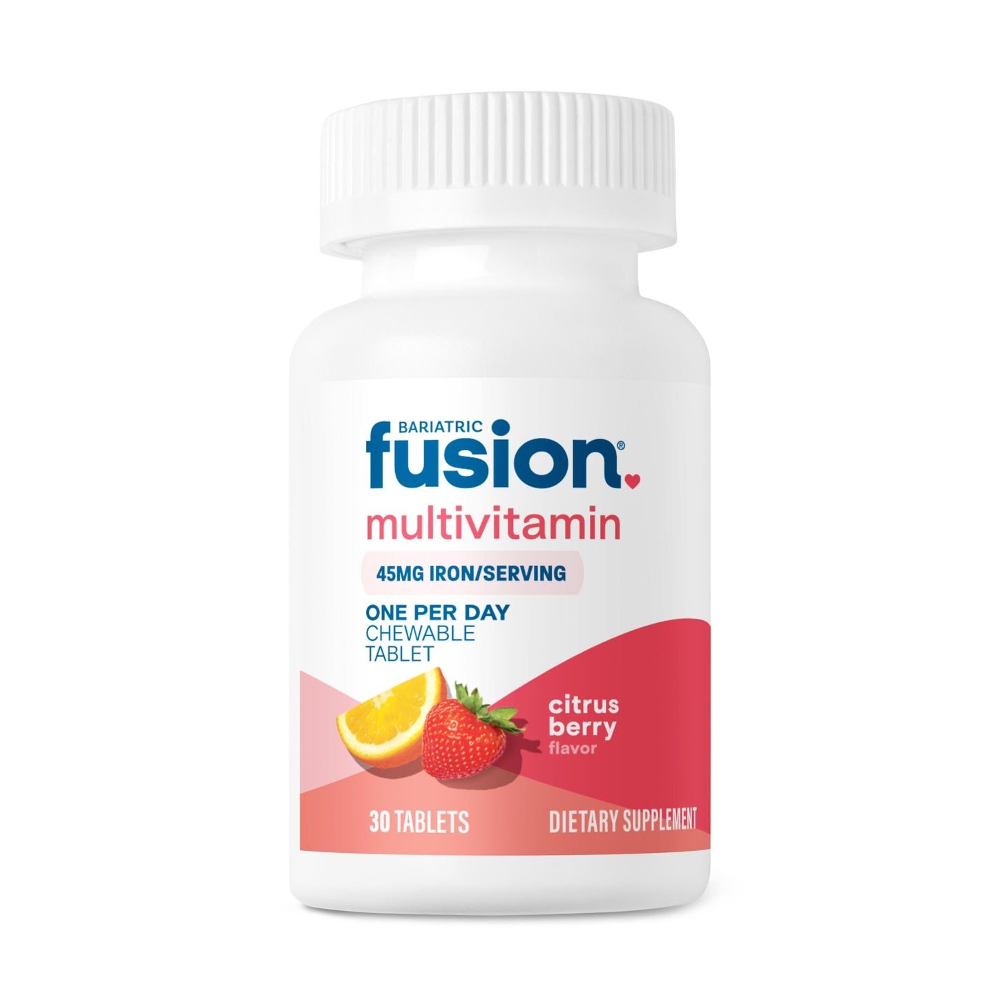 Bariatric Fusion One Per Day Bariatric Multivitamin with Iron Chewable, 30 Count