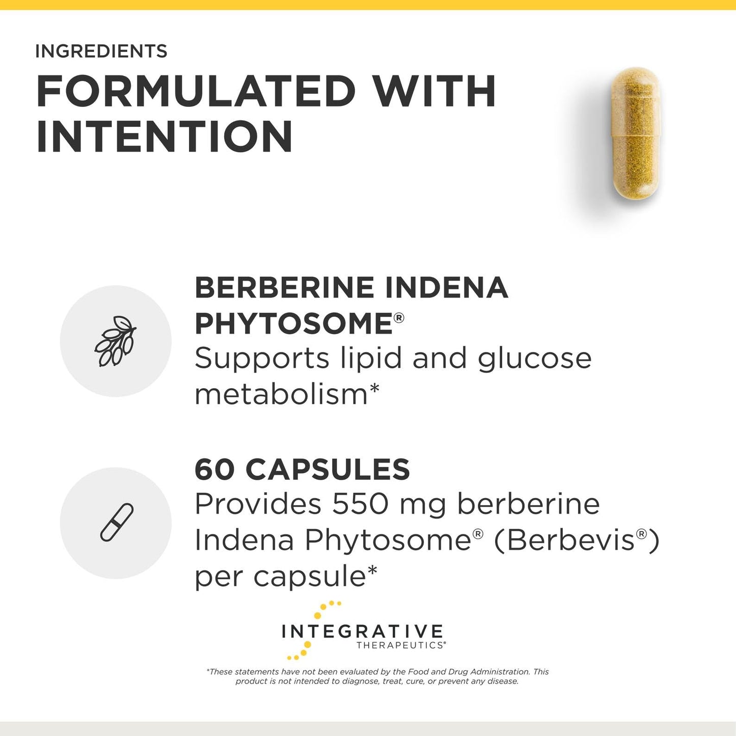 Integrative Therapeutics Berberine Phytomax Capsule 60 Capsules