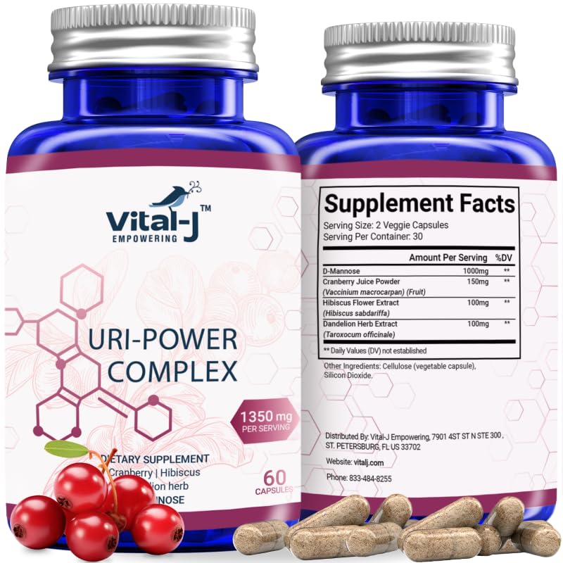 Vital-J Empowering 4-In-1 URI Power Complex 1350mg Capsule, 120 Count