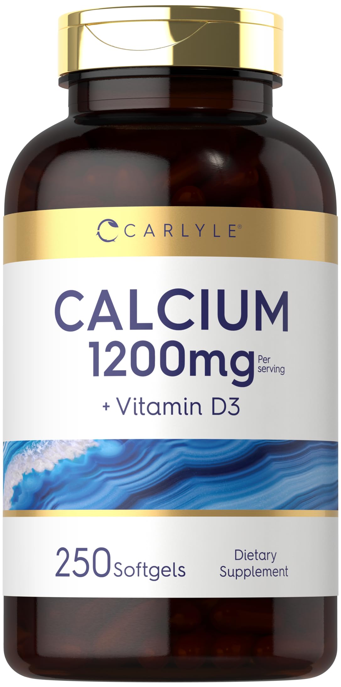 Carlyle Calcium 1200 mg with Vitamin D3 Softgels 250