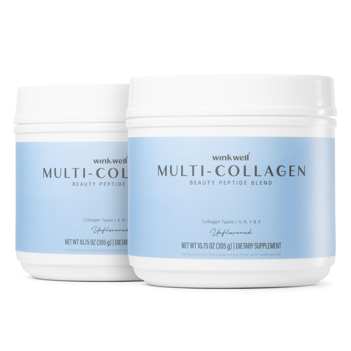 Wink Naturals Well Unflavored Multi-Collagen Protein Powder 30