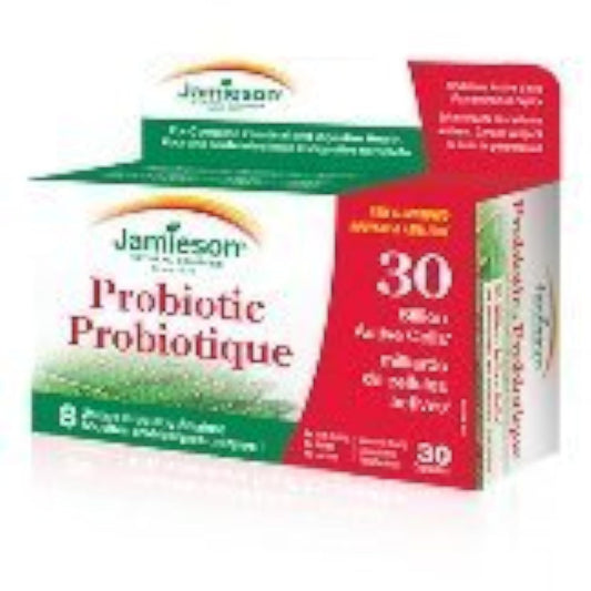 Jamieson Laboratories Probiotic 30 Billion Capsules 30 Count