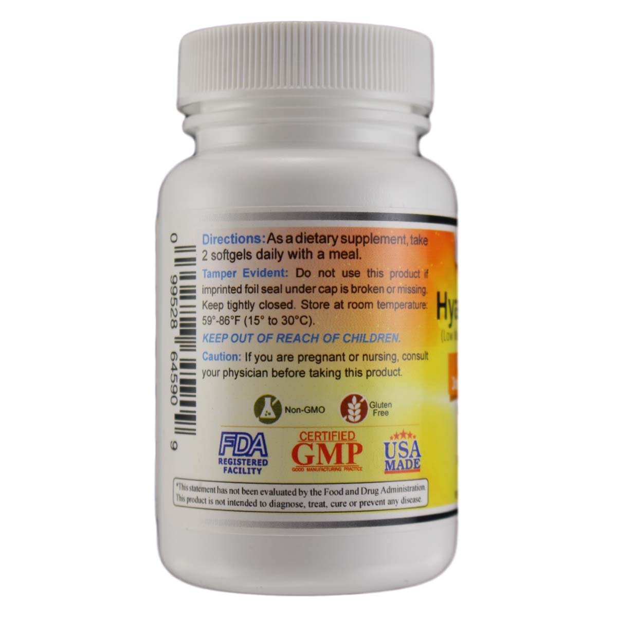 Wonder Laboratories Hyaluronic Acid Rooster Comb Extract 120 mg Capsule, 90 Count