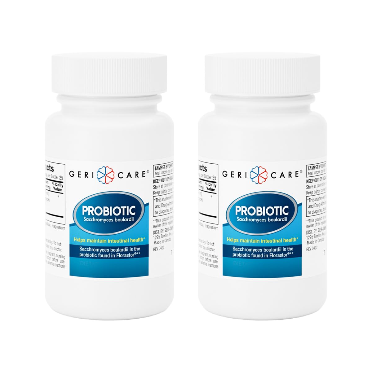 GeriCare Saccharomyces boulardii Probiotic Capsule 100 Capsules