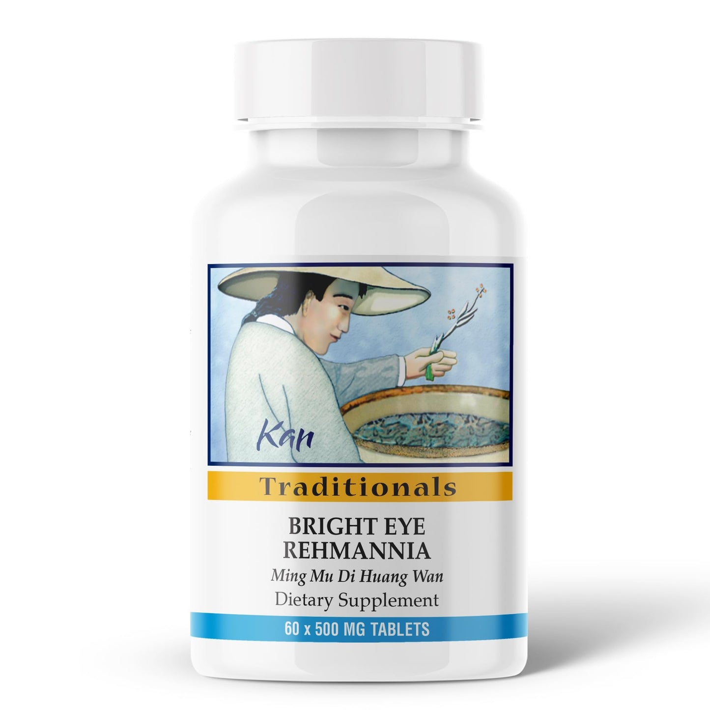 Kan Herbs - Traditionals Bright Eye Rehmannia Tablet, 60 Tablets