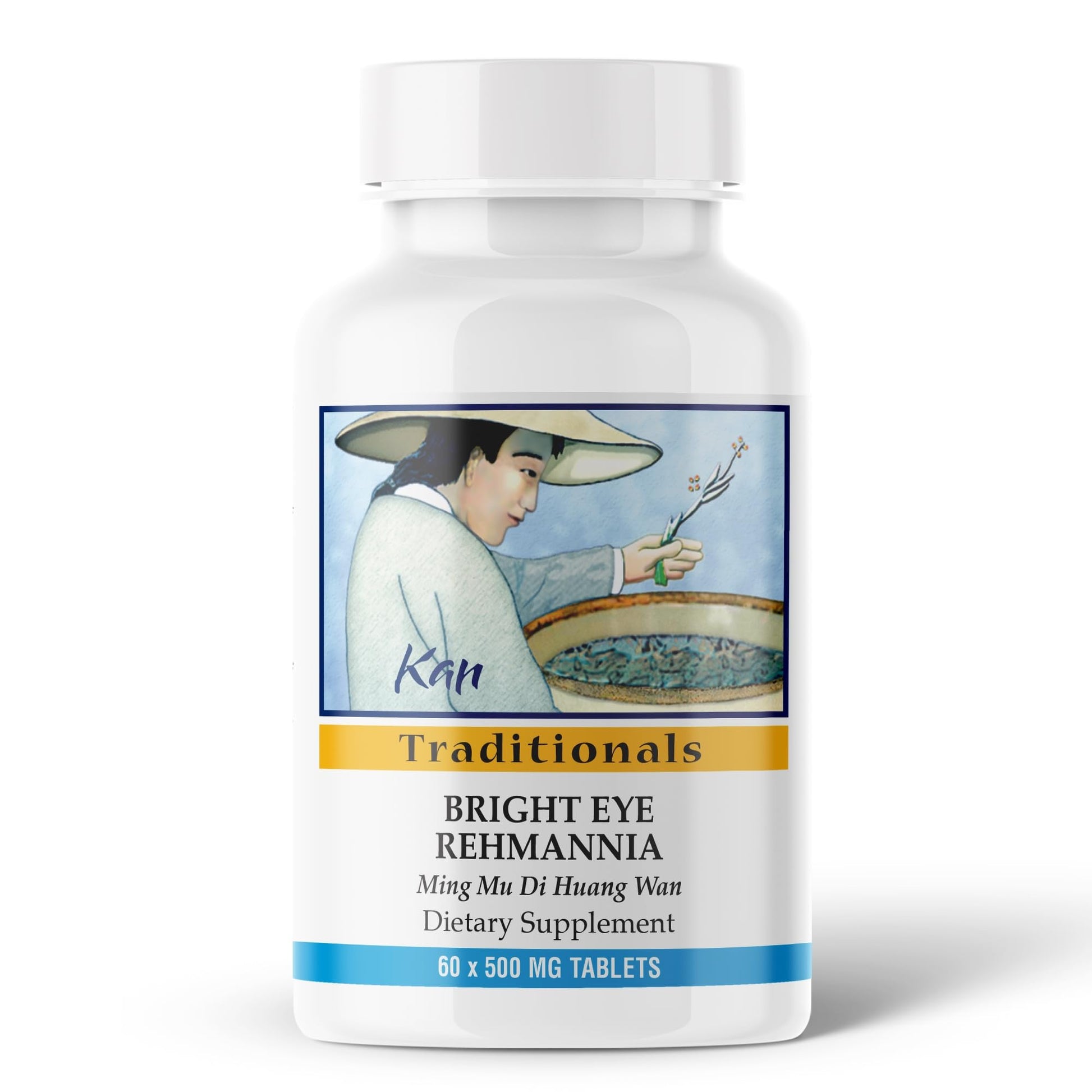 Kan Herbs - Traditionals Bright Eye Rehmannia Tablet, 60 Tablets