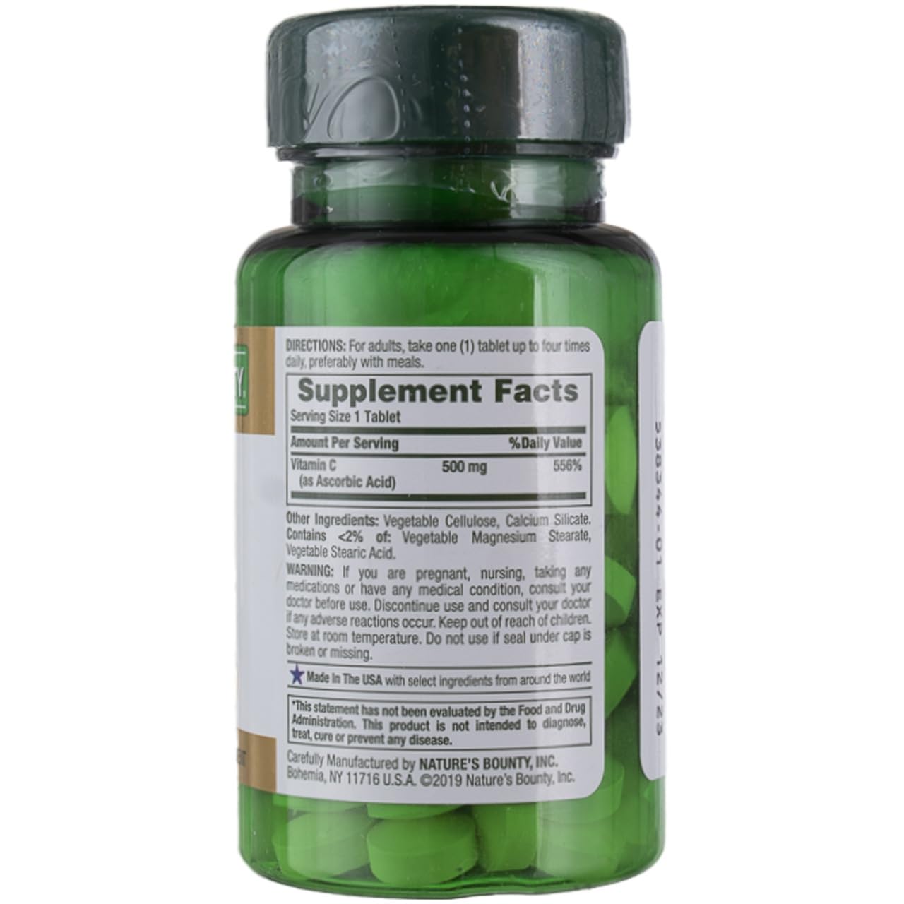 Nature's Bounty Vitamin C 500mg 130 Tablets