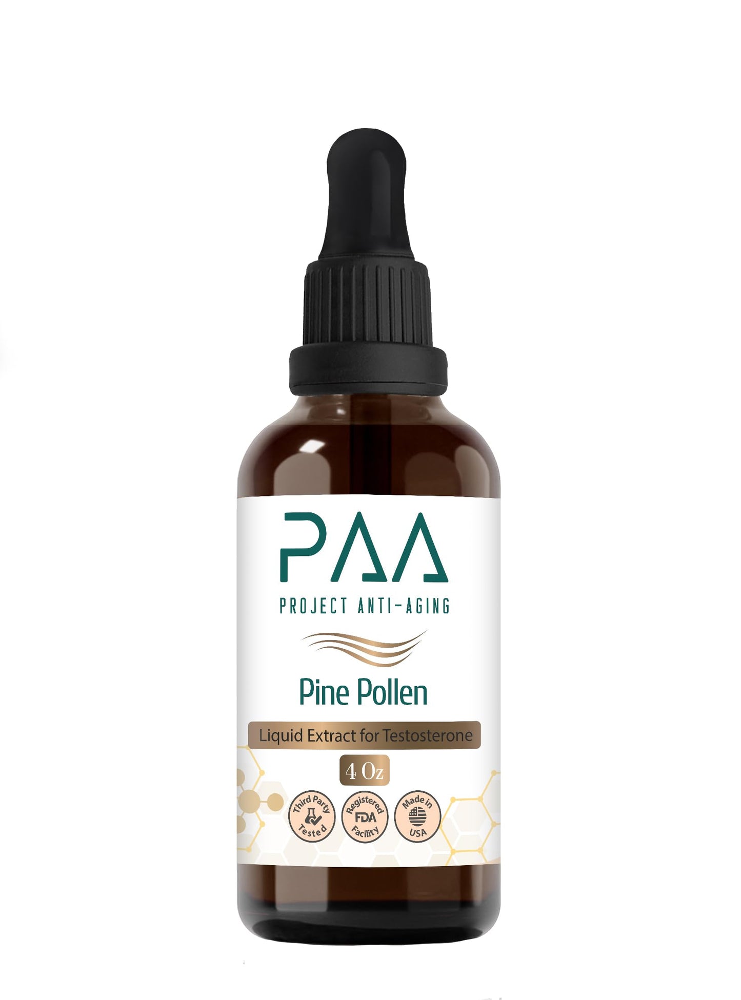 Project Anti-Aging Organic Pine Pollen Tincture Capsule 1 Count