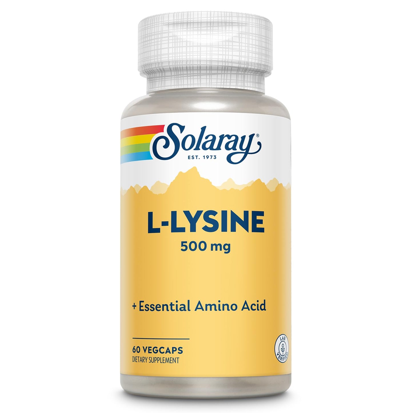 Solaray L-Lysine 500 mg Capsule 60 Capsules
