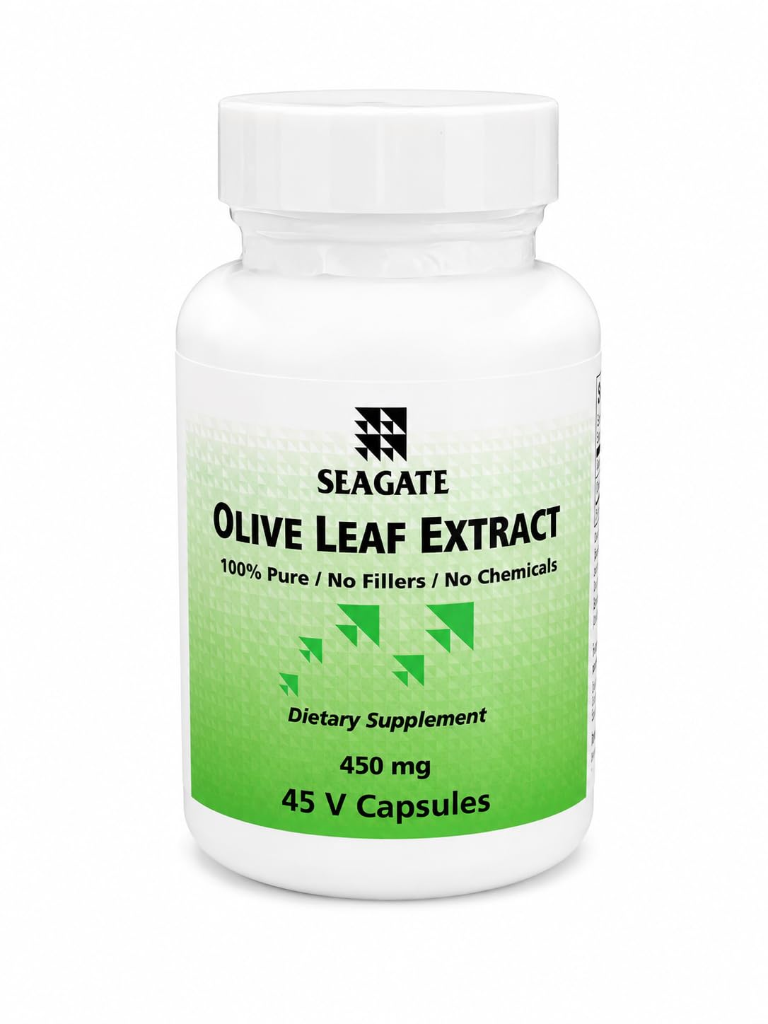 Seagate Olive Leaf Extract 450mg Capsules, 45 Count