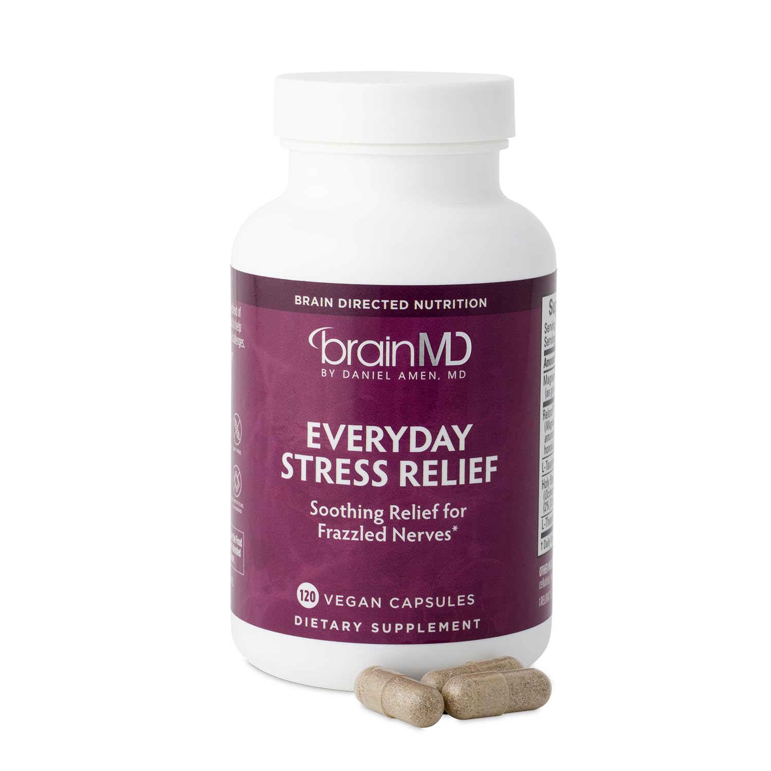 BRAINMD Dr Amen Everyday Stress Relief 120 Capsules